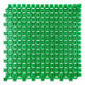 Модульное грязезащитное ПВХ покрытие OPTIMA DUOS 250x250x16мм, зеленое.