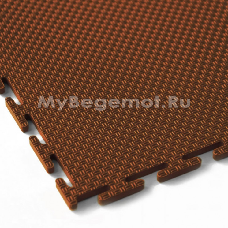 Модульное напольное ПВХ покрытие SENSOR STIKS 5 мм, RAL 8025, коричневый.