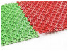 Модульное грязезащитное ПВХ покрытие OPTIMA DUOS 250x250x16мм, салатовое.
