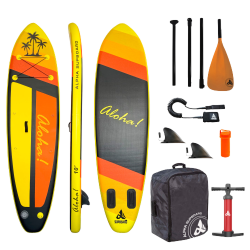 ДОСКА ДЛЯ SUP-СЕРФИНГА 305x81x15 ALOHA COMPACT