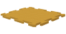 Резиновая плитка на пазлах RUBBLEX PUZZLE 1000х1000х25 мм, песочная