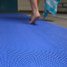 Рулонное ячеистое ПВХ покрытие Зиг-Заг, 1.2x15.0 м, 5 мм, зеленое