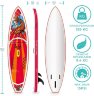 Надувная САП (SUP) доска FUNWATER KOI 350х84х15 (01A)