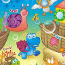  Детский коврик MamboBaby "Морские жители" 200*180*0.5 см