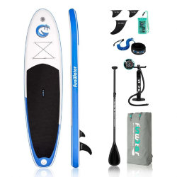 Доска САП (SUP) надувная FUNWATER SMILE BLUE 320х81х15 
